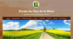 Desktop Screenshot of ferme-du-clos-de-la-mare.com