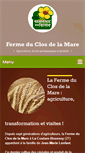 Mobile Screenshot of ferme-du-clos-de-la-mare.com